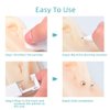 Allox XSHM 6pcs Ear Piercing Kit, Disposable Sterile Ear Piercing Kit Painless Ear Piercing Gun Tool s for Home Salon Piercing