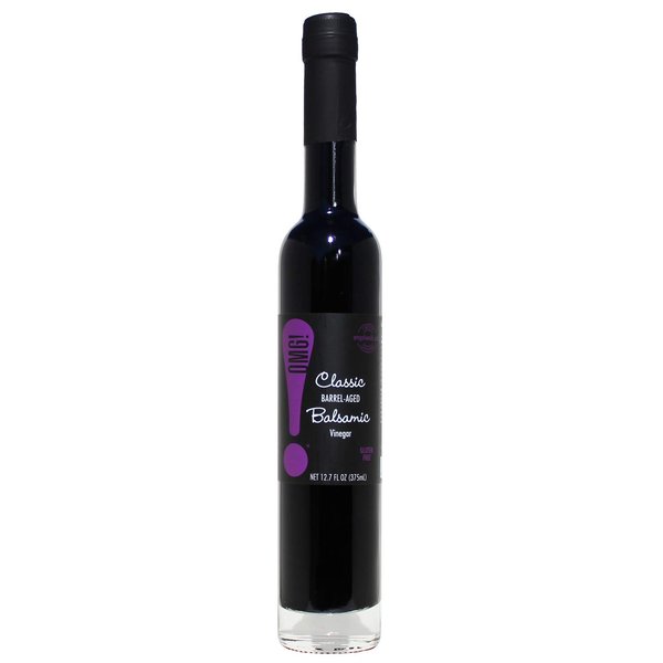 OMG! Oils: Gourmet Classic Barrel-Aged Balsamic Vinegar (Perfect for Dipping, Marinades, Glazing and Topping!), 375ml/12.7oz