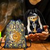 Kacctyen 16 Pcs Tarot Card Velvet Storage Bag Bulk Tarot Card Bag Velvet Drawstring Bag Dice Tarot Card Holder Jewelry Pouch for Enthusiasts Hand Gift Bags, 7.1 x 5.9 Inches