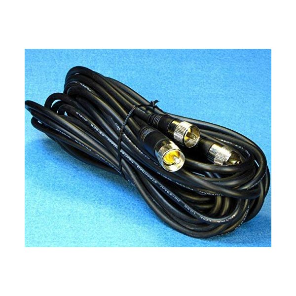 COPHASE COAX for CB Radio Dual Antennas 18 ft per side - Workman CP-18-PL-PL