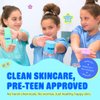 Pipa Skincare Clean Start Bundle for Kids & Tweens – Glow Go Mist, Smooth Operator Moisturizer, and Squeaky Clean Cleanser for Gentle, Hydrating, and Effective Daily Skincare - Kids Skin Care Gift Set