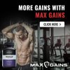 MAX GAINS Promolex Natural Branched-Chain Amino Acids (BCAA) L-Leucine, L-IsoLeucine & L-Valine Supplement to Support Lean Muscle Mass. 120 Tablets