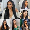 Wonder Girl 250 Density HD Lace Front Wigs Human Hair, 30 Inch 13x4 Lace Frontal Wigs Human Hair HD Lace, Glueless Straight Lace Front Wigs Human Hair Wigs For Black Women Pre Plucked Bleached Knots