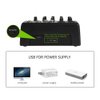 Professional Audio Mixer, ALPOWL Sound Board Console System, Interface 4 Channel Digital USB Bluetooth MP3 Computer Input 48V Phantom Power Stereo DJ Studio Streaming FX 16-Bit DSP Processor