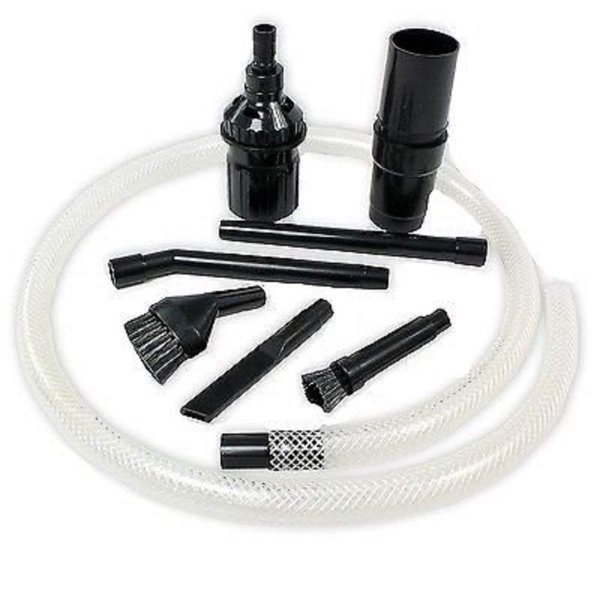 Schneider Industries Micro Vacuum Attachment 7 Piece Kit, 0.5 Liters, Black