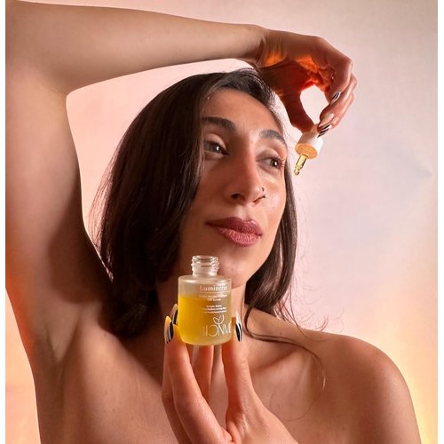 Lumineria Multi-Action Radiance Oil Serum, Hydrating Face Oil, AntiAge, Boost elasticity, Firm,Soothe, Protect,Radiant