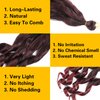Ayana 8 Packs French Curly Braiding Hair 22 Inch Long Bouncy Loose Wavy Crochet Hair For Black Women Pre Stretched French Curl Braiding Hair Synthetic Hair Extensions (22 Inch (Pack of 8), TBUG)