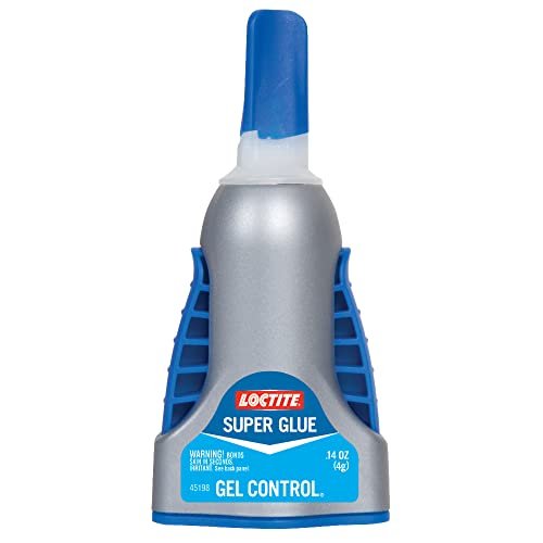 Loctite Gel Control No-Drip Super Glue, 0.14 Oz, Clear