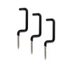 Archery Bow Hook Real Tree Stand Bow Hangers Bow Gear Holder Outdoor Hunting Accessory Black(10 pcs/Pack