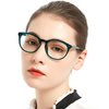 MARE AZZURO Reading Glasses Women Readers +6.0 Stylish Round Reader 6.00 with Spring Hinge