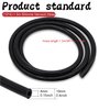 TuoLauthon High Temperature Black Silicone Vacuum Hoses Kit with Spring Clamp,Plastic T-Joiner, Zip Tie for Boost Hose Radiator Tank(5Feet Per Roll)