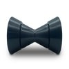 COLOFULWAY 3" Boat Trailer Bow Bell Roller Assembly with 1/2" Shaft fits 3 inch Bracket, Polyurethane(Black)