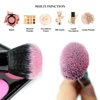 Makeup Brushes 15 pcs Makeup Kit,Foundation Powder Brush Eyeshadow Brush Concealers Blush Face Make up Brushes Set with fabric storage bag and 4pcs Beauty Blender Sponge