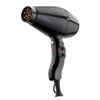 GAMMA+ Aria Tourmaline Professional Lightweight Hair Dryer with 2 Concentrator Nozzles Black