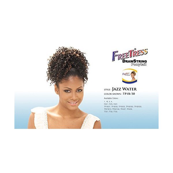 Freetress Braids Shake-N-Go Synthetic Hair PonyTail - Jazz Water (Color: 1B)