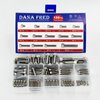 Hex Socket Head Cap Screw Metric Thread Hexagon Allen Machine Bolt M2.5 M3 M4 M5 M6 M8 Metal Standard Fastener Hardware Assortment Kit Set 135Pcs 304 Stainless Steel M2.5-M8
