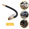 Tire Inflator Extension Tube Tyre Pump Quick Inflation Chuck Adapter Hose Quick-inflation Clip Connector High-pressure Tube Car Motorcycle Maintenance Accessories