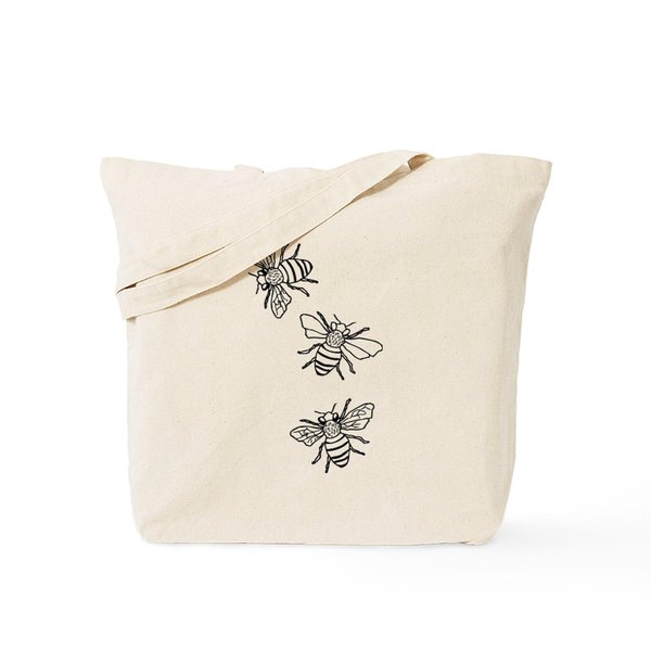 CafePress Honey Bees Tote Bag Canvas Tote Shopping Bag