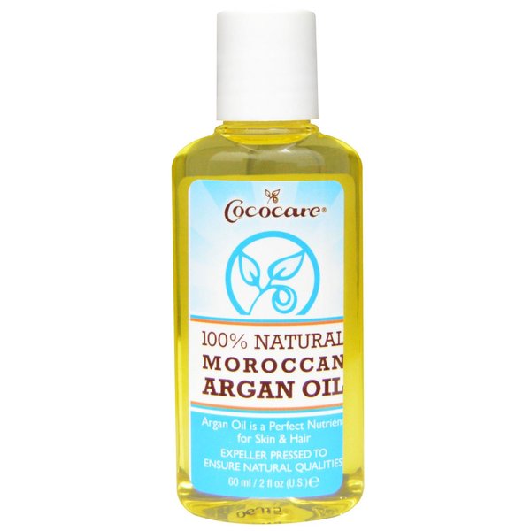 Cococare Moroccan Argon Oil - Lashes and Skin Moisturizer Organic Argon Oil - 2 Fluid Ounce