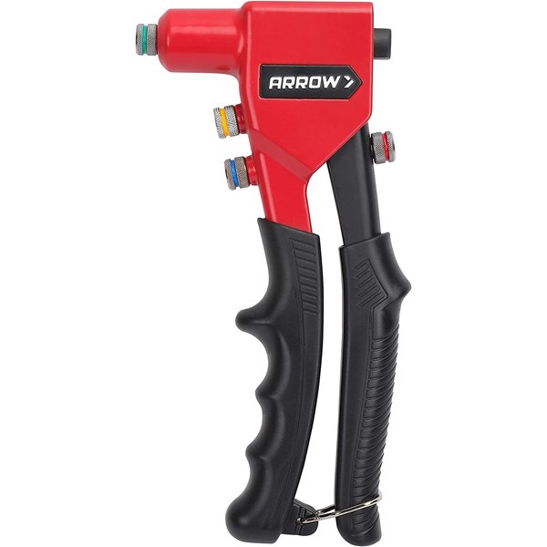 Arrow RT188M One-Handed Pop Rivet Gun, Manual Riveter for Metal, Fabric, Leather, and Auto Repair, Uses 3/32 Inch, 1/8 Inch, 5/32 Inch, 3/16 Inch Blind Rivets
