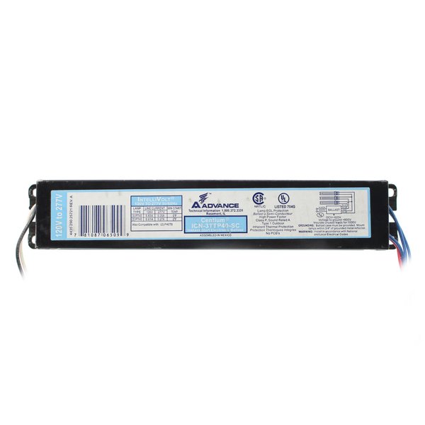 Advance Philips ICN-3TTP40-SC Centium Ballast, 3-Lamp, FT40, 40W CFL, 120/277V