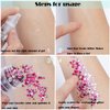 Body Glitter+Gel Kit,JASSINS Holographic Face Glitter,7 Style Fine Glitter for Art Nail,Hair, Eye,Eyeshadow Makeup. (Color-3)