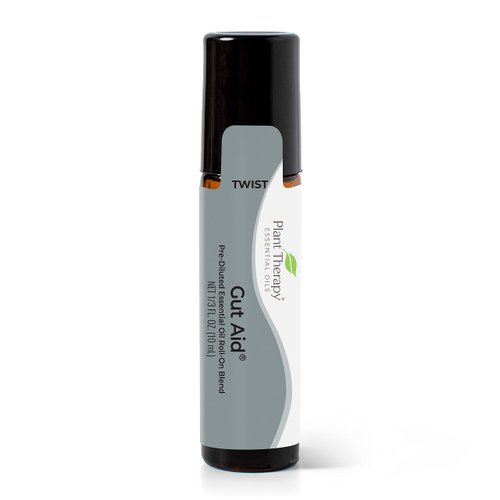 Plant Therapy Gut Aid Essential Oil Blend Roll-On 10 mL (1/3 oz) 100% Pure, Pre-Diluted Roll-On, Natural Aromatherapy