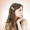 Rhinestone Hair Pins, Crystal Hair Clips, Handmade Cute Hair Barrettes, Hollow Geometric Hairpins, Elegant Metal Hairpin Hair Accessories Headwear Styling Tools, Gifts for Women Girls