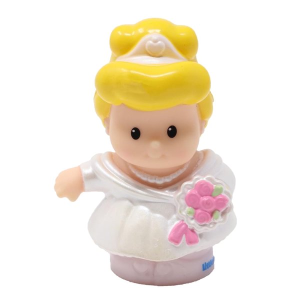 Little People Replacement Part for Fisher-Price Princess Wedding Castle Dollhouse Playset X6031 - Replacement Bride Cinderella Figure - Talking Castle Base