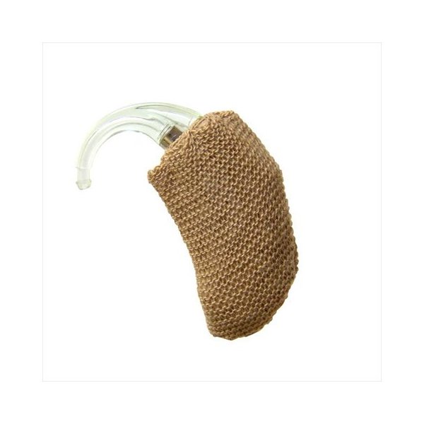 Hearing Aid Light Brown Sweatband 1.25" Small