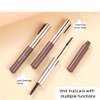Black mascara with eyelash comb, Waterproof,Voluminous Eyelashes, Long Lasting, Smudge-proof，Mascara For Natural Lengthening And Thickening Effect(1 Pcs)