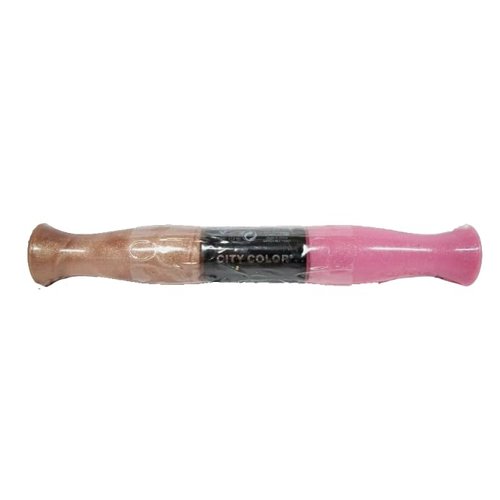 City Color Duo Lip Gloss, Pink and Bronze