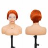 Wiggins Hair Pixie Cut Wig Human Hair Short Bob Wig Human Hair Orange Pixie Cut Wig For Black Women Straight 13x4x1 T Part Wig #350 Color Pixie Cut Wig Lace Front Wigs Human Hair Bob Wigs 6 Inch