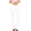 Cello Women's Juniors Mid Waist Skinny Fit Bootcut Pants (XL, White)