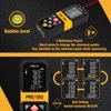 PREXISO Laser Measure, 265Ft Rechargeable Laser Distance Meter with Multi-Measurement Units M/in/Ft, Backlit LCD 4 Line Display, and Pythagorean, Distance, Area, Volume Modes