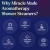 Miracle Made Aromatherapy Shower Steamers - 15 Tablets Eucalyptus and Mint Shower Bombs with Natural Essential Oils Bombs for Nasal Congestion Relaxation Self Care Daily Use Bath Bombs for Women Moms