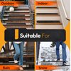 Stair Treads Non Slip for Wooden Steps Indoor and Outdoor - Grip Tape for Stairs Concrete Stairs (Works on All Surfaces & Weather) | Waterproof Anti Slip Tape, Strong Non Skid Tape 6” x 24” (5-Pack)