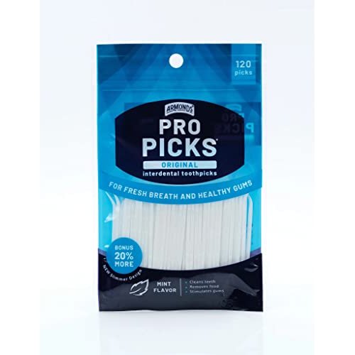 Armonds ProPicks Plastic Toothpicks, 1 Pouch Bag