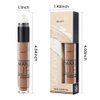 1 Pack Liquid Foundation Cream for Face Makeup,Durable Full Coverage Matte Concealer Make Up,Oil Control & Waterproof Base Primer -0.35 Fl.Oz (06#)