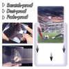 30 Count Toploaders Card Sleeves for Trading Card, Hard Card Sleeves Top Loaders Baseball Card Protector Holder Compatible with Game Cards, Sports, Football Cards