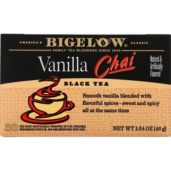 Bigelow B79593 Bigelow Special Blend Vanilla Chai Tea -6x20 Bag