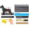 Pet Life ® 'Thunder Paw' Waterproof Dog Raincoat Poncho - Zippered Folding Travel Pet Raincoat Dog Jacket - Reflective and Adjustable Dog Coat by Sleeves and Hood with Built-in Back Pouch