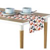 Table Runner, 100% Milliken Polyester, Machine Washable, 14x108, Rise & Shine Roosters