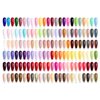CANNI Pastel Blue Gel Nail Polish, 1Pcs Light Blue Gel Polish Baby Blue Dark Color Nail Polish Gel High Gloss Soak Off U V Gel Nail French Nail Manicure Salon DIY