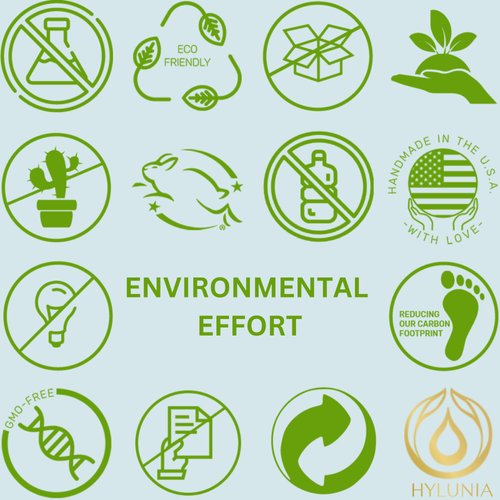 Hylunia Facial Cleansing Gel - Organic Lavender, Hyaluronic Acid Serum - Acne - Pore Cleanser