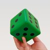 funnysquee 3.1 Inches Foam Dice Toy: A Fun-Filled, Kawaii Dices Educational Toy for Kid Board Game and Learning Sessions (Fortunate Green)