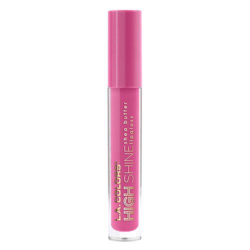 L.A. COLORS High Shine Shea Butter Lip Gloss, Hyper CLG937