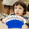 SEETOOOGAMES Card Holders for Playing Cards - Canasta Playing Card Games Holder for Kids Seniors - 4 Pack Mixed