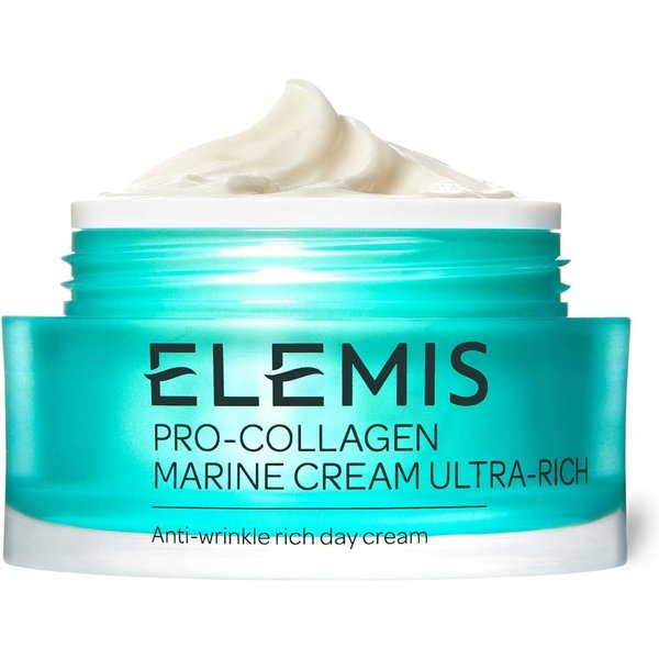 ELEMIS Pro-Collagen Ultra-Rich Marine Cream, 50ml – Intensely Hydrating Daily Anti-Wrinkle Cream for All Skin Types, Firms, Smooths & Nourishes Dry Skin, Anti-Aging Moisturizer Face Cream