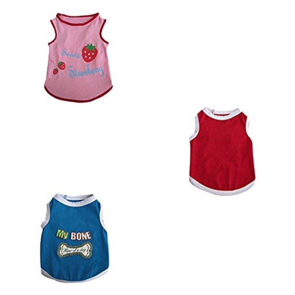 Iconic Pet Tank Top (Pack of 3), Medium